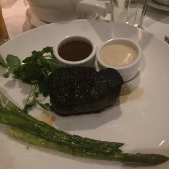 The ChopHouse - 8oz filet w/ Kona rub & cognac cream. Asparagus & brussel sprouts in the bowl. - Steakhouses Near Me - Gibbsboro, New Jersey The ChopHouse - 8oz filet w/ Kona rub & cognac cream. Asparagus & brussel sprouts in the bowl. - Steakhouses Near Me - Gibbsboro, New Jersey