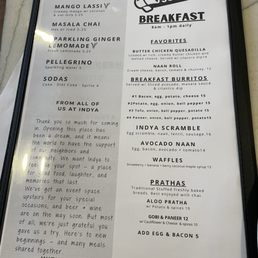 Menu Menu