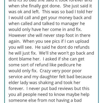 Lee Spa Nails - This is what happened di not want to retype it all because had to find my account and log in. - Nail Salons Near Me - Mooresville, North Carolina Lee Spa Nails - This is what happened di not want to retype it all because had to find my account and log in. - Nail Salons Near Me - Mooresville, North Carolina