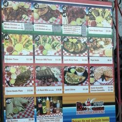 Pollos Asados Rio Grande - Menu