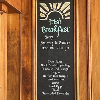Stone Mad Pub - Irish breakfast - Pubs Near Me - Cleveland, Ohio