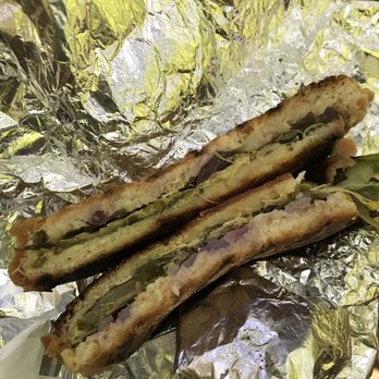 Ithaca Bakery - Make your own hummus sandwich - very small and barely any hummus or other fillings - Delis Near Me - Ithaca, New York