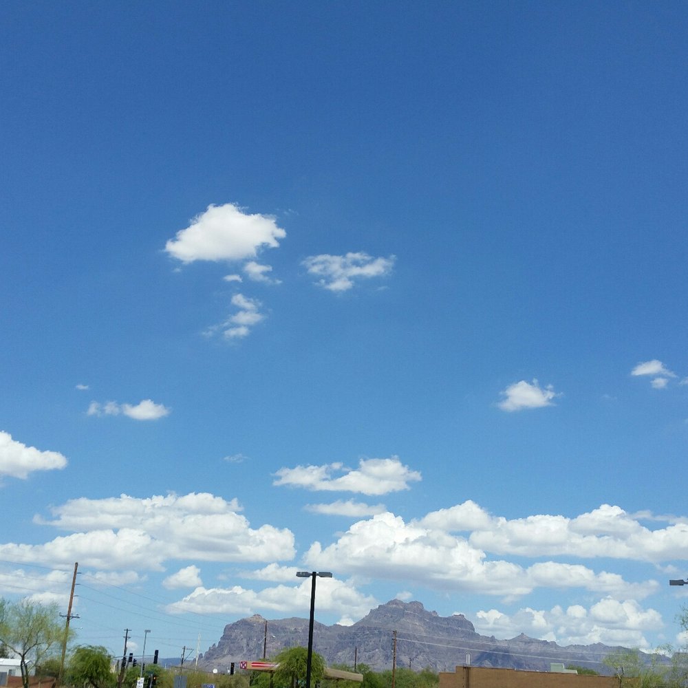 US Post Office - The view when going to your care, the Superstition Mountain. - Post Offices Near Me - Apache Junction, Arizona