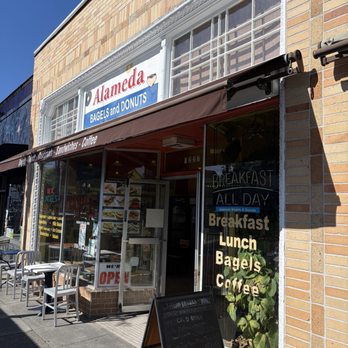 Alameda Bagels & Donuts - Front door - Bagels Near Me - Alameda, California Alameda Bagels & Donuts - Front door - Bagels Near Me - Alameda, California