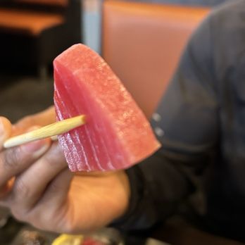 Kanpai Sushi - This is a piece of tuna sashimi - Sushi Bars Near Me - Oklahoma City, Oklahoma