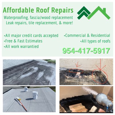 RRR Affordable Roof Repairs Logo