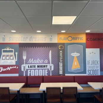 Jack In The Box - New wall mural. Great ambience - Fast Food Near Me - Santa Clara, California Jack In The Box - New wall mural. Great ambience - Fast Food Near Me - Santa Clara, California