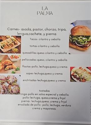 Menu photo 1 La Palma Restaurant La Grange, NC Menu photo 1 La Palma Restaurant La Grange, NC