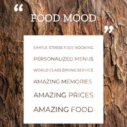 FOOD MOOD - At FOODMOOD it's anything but simple, except when booking *wink* *wink*