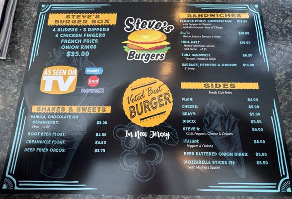 Menu photo 7 Steve's Burgers Garfield, NJ Menu photo 7 Steve's Burgers Garfield, NJ