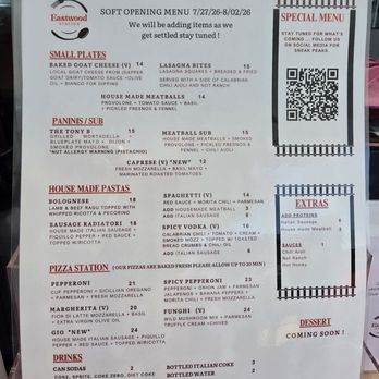 Eastwood Station - Italian Near Me - Houston, Texas