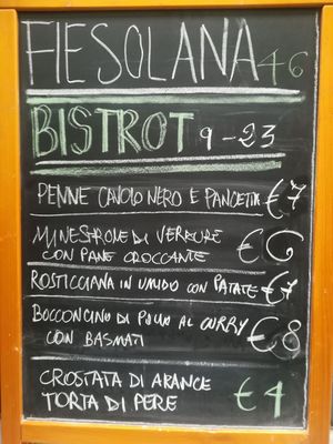 Menu photo 5 Fiesolana46 The Rabb Florence, FI
