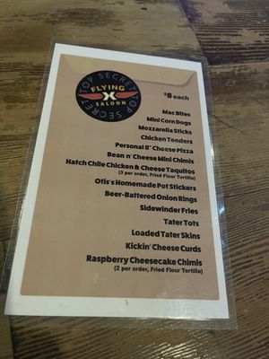 Menu photo 1 Flying X Saloon Lake Havasu City, AZ Menu photo 1 Flying X Saloon Lake Havasu City, AZ