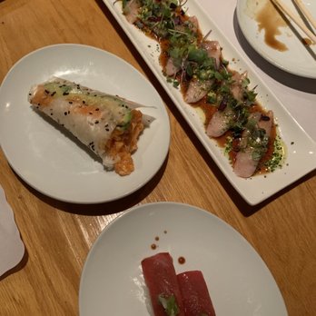 Teru Sushi - Creamy salmon hand roll Kanpachi sashimi Toro sushi - Sushi Bars Near Me - Studio City, California Teru Sushi - Creamy salmon hand roll Kanpachi sashimi Toro sushi - Sushi Bars Near Me - Studio City, California