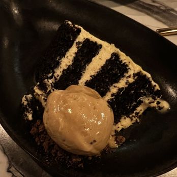 Next Door - Chocolate cake with peanut butter icing - Italian Near Me - Cape Coral, Florida Next Door - Chocolate cake with peanut butter icing - Italian Near Me - Cape Coral, Florida
