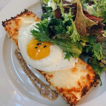 Le District - Croque Madame with an egg on top *extremely delicious* - French Near Me - New York, New York Le District - Croque Madame with an egg on top *extremely delicious* - French Near Me - New York, New York