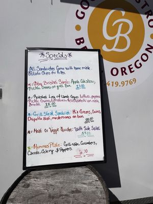 Menu photo 2 Gogos Bistro Bend, OR
