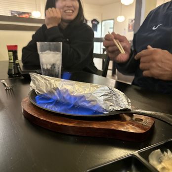 Itto Sushi - Fire ball, owner in background was so kind to share recommendations for us - Sushi Bars Near Me - Midvale, Utah