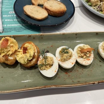 Seaside Oyster Bar - Suwanee - Deviled egg flight - Seafood Near Me - Suwanee, Georgia