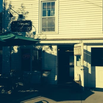 Brewed Awakening - the front of a white building - Breakfast & Brunch Near Me - Higganum, Connecticut