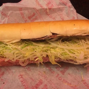 Jimmy John's - The JJ's Gargantuan with extra mayo, no tomatoes. - Delis Near Me - La Verne, California Jimmy John's - The JJ's Gargantuan with extra mayo, no tomatoes. - Delis Near Me - La Verne, California