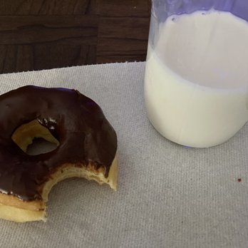 Fresh Donuts - Traditional Chocolate Donut and Whole Milk! - Donuts Near Me - Buckeye, Arizona