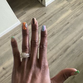 Glow Hair And Nails - Beebee is THAT girl! 5 years & she never disappoints. Obsessed with my Toy Story gender reveal nails Thank you!! - Hair Salons Near Me - Fairfield, California Glow Hair And Nails - Beebee is THAT girl! 5 years & she never disappoints. Obsessed with my Toy Story gender reveal nails Thank you!! - Hair Salons Near Me - Fairfield, California