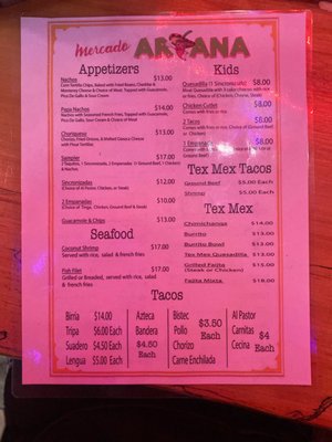 Menu photo 1 MERCADO ARIANA Staten Island, NY Menu photo 1 MERCADO ARIANA Staten Island, NY
