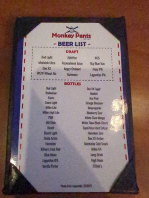 Menu photo 4 Monkey Pants Bar & Grill Tempe, AZ Menu photo 4 Monkey Pants Bar & Grill Tempe, AZ