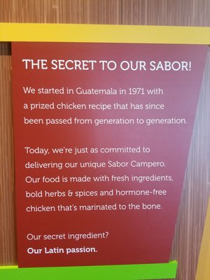 Menu photo 4 Pollo Campero Houston, TX