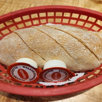 Fred's Bar & Grill - a loaf of bread in a basket - Sports Bars Near Me - Mississauga, Ontario