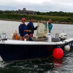 Cuttyhunk Shellfish Farms - Fully crewed boat with plating staff.