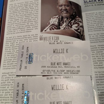 Blue Note Hawaii - Uncle Willie K and tickets - Music Venues Near Me - Honolulu, Hawaii Blue Note Hawaii - Uncle Willie K and tickets - Music Venues Near Me - Honolulu, Hawaii