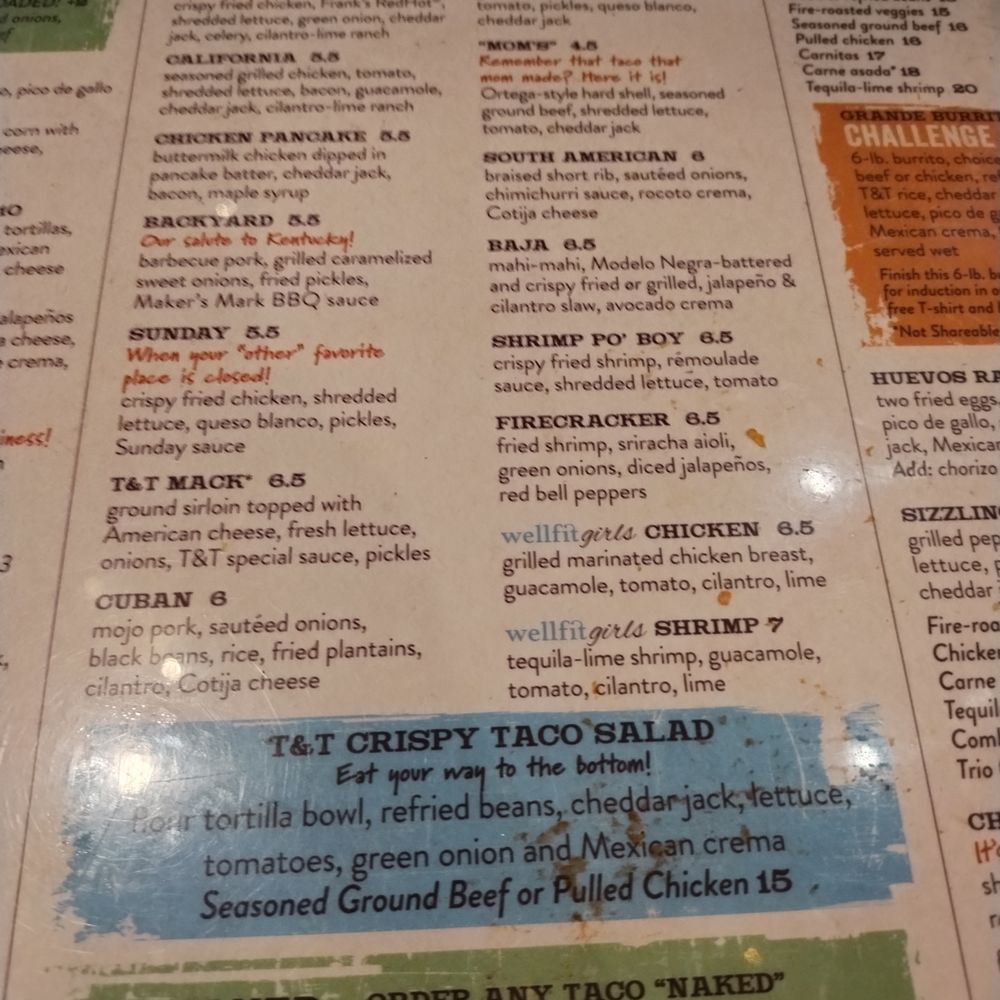 Tacos & Tequila Cantina - Dirty menu - Bars Near Me - Naples, Florida Tacos & Tequila Cantina - Dirty menu - Bars Near Me - Naples, Florida