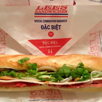 Lee's Sandwiches - Bánh Mì Sandwich #11 Special Combo / Đc Bit: pate, headcheese, jambon (ham), steamed pork roll... noms! :-P | $5.50 - Vietnamese Near Me - Dublin, California Lee's Sandwiches - Bánh Mì Sandwich #11 Special Combo / Đc Bit: pate, headcheese, jambon (ham), steamed pork roll... noms! :-P | $5.50 - Vietnamese Near Me - Dublin, California