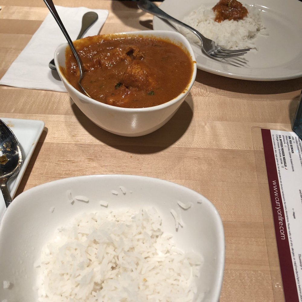 Curry on Fire - 404. Vindaloo Chicken and basmati rice - Indian Near Me - Chicago, Illinois Curry on Fire - 404. Vindaloo Chicken and basmati rice - Indian Near Me - Chicago, Illinois
