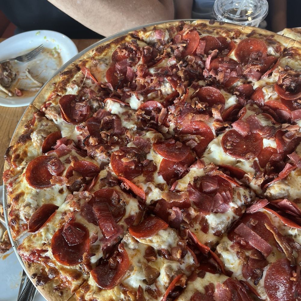 Giordano's - Meat and more meat large pizza - Salad Near Me - Kenosha, Wisconsin
