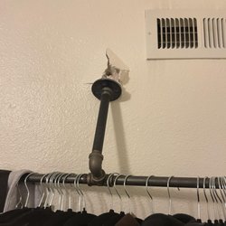 American Eagle Handyman - Broken exterior closet rod detached from wall and cosmetic repair