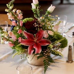 Floral Art - Just one shot of the woodland baby shower centerpieces they created for me!
