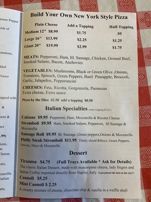 Menu photo 6 Sapore's Pizza San Antonio, TX