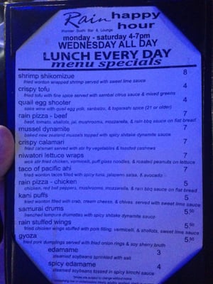 Menu photo 8 Rain Premier Sushi Bar & Lounge Amarillo, TX