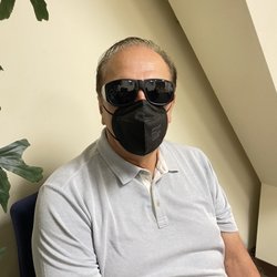 Choi Thomas B, MD - Waiting after having his eyes dilated.