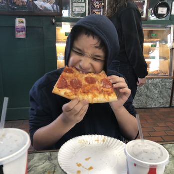 Spaghettini - And the kids meal pizza slice with a cookie and drink. - Italian Near Me - Haleiwa, Hawaii