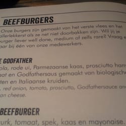 Wereldburgers - Menu
