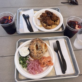 Graze 1910 - Chicken and waffles, salmon bagel - Breakfast & Brunch Near Me - Tampa, Florida
