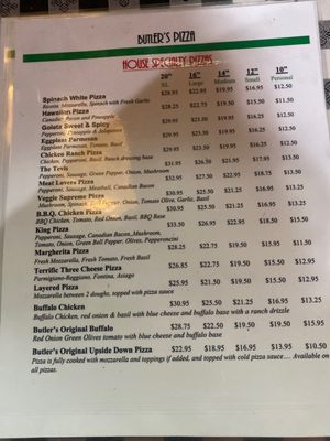 Menu photo 5 Butler's Pizza Thousand Oaks, CA Menu photo 5 Butler's Pizza Thousand Oaks, CA