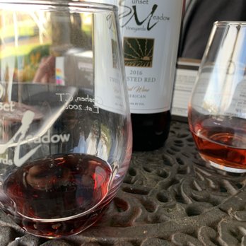 Sunset Meadow Vineyards - Twisted Red is a wonderful full bodied red - perfect for cooler weather - Wine Tasting Room Near Me - Goshen, Connecticut Sunset Meadow Vineyards - Twisted Red is a wonderful full bodied red - perfect for cooler weather - Wine Tasting Room Near Me - Goshen, Connecticut