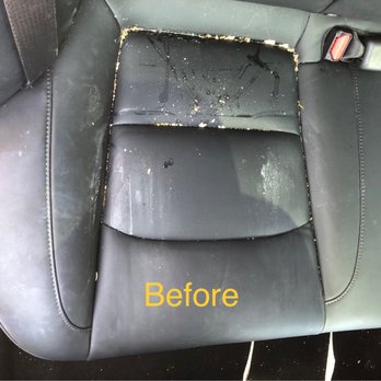 Igo Mobile Detailing - Nasty car seat stain from my toddler - Auto Detailing Near Me