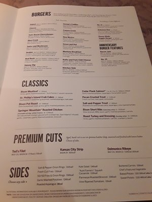Menu photo 5 Ted's Montana Grill Charlotte, NC Menu photo 5 Ted's Montana Grill Charlotte, NC