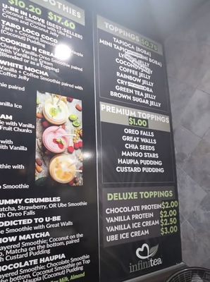 Menu photo 1 Infinitea Kapolei, HI